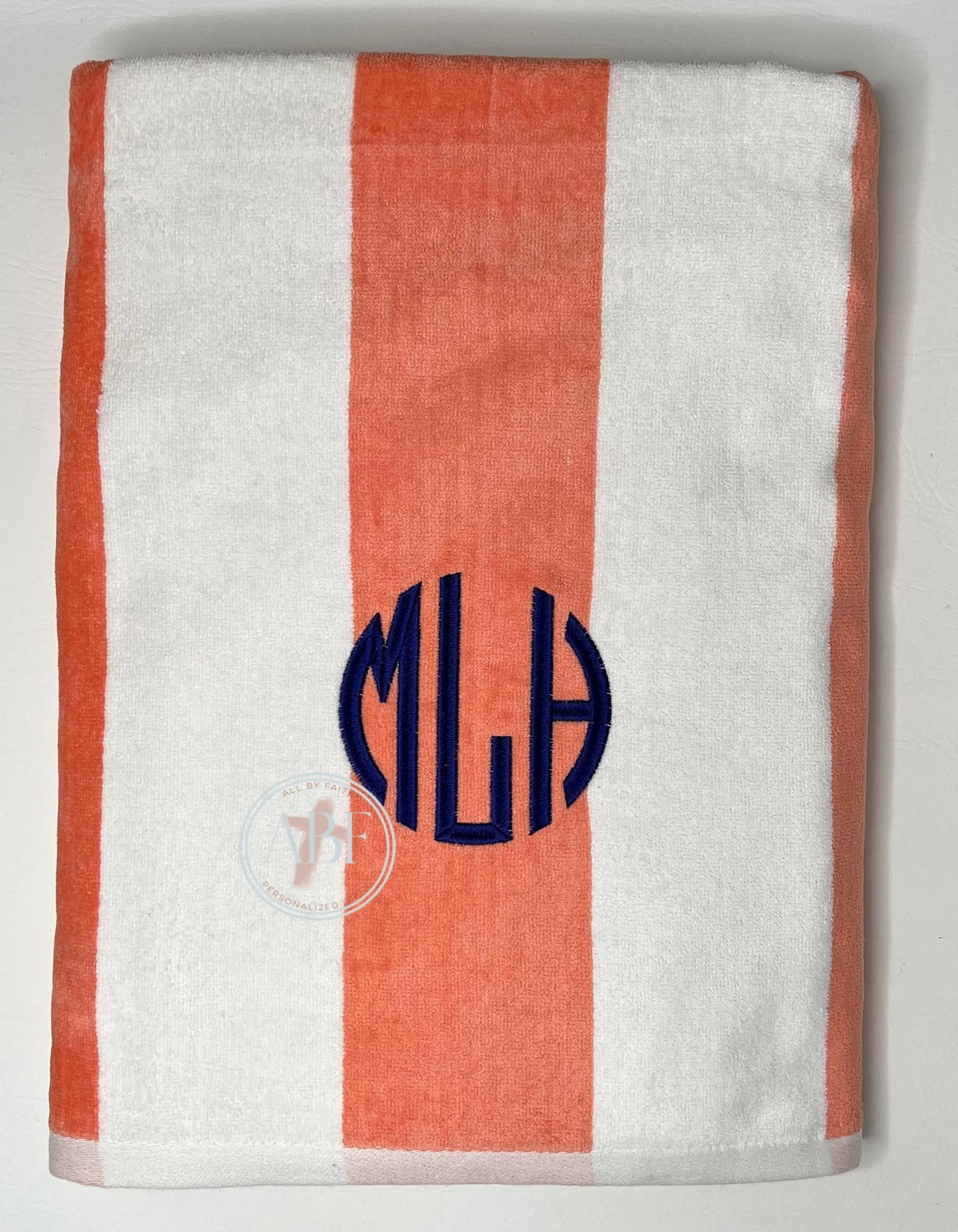 Embroidered Monogram / Name Beach Towels